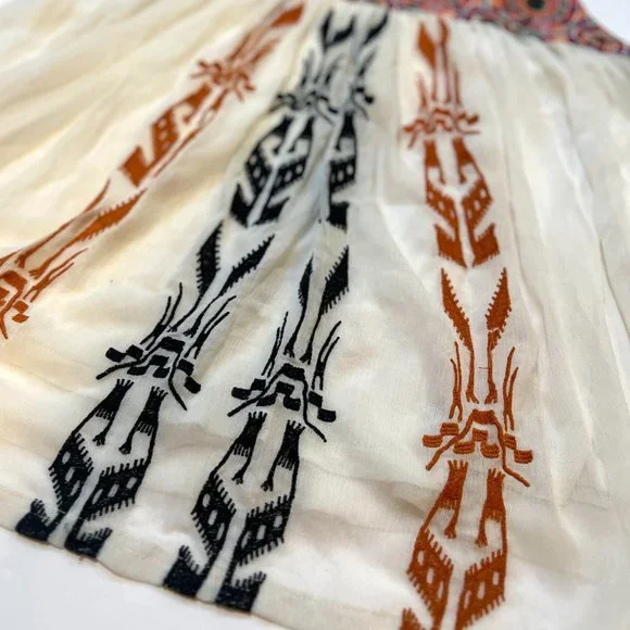 Anthropologie Akemi + Kin Siargao beaded embroidered layered sleeveless tank top - Picture 4 of 13